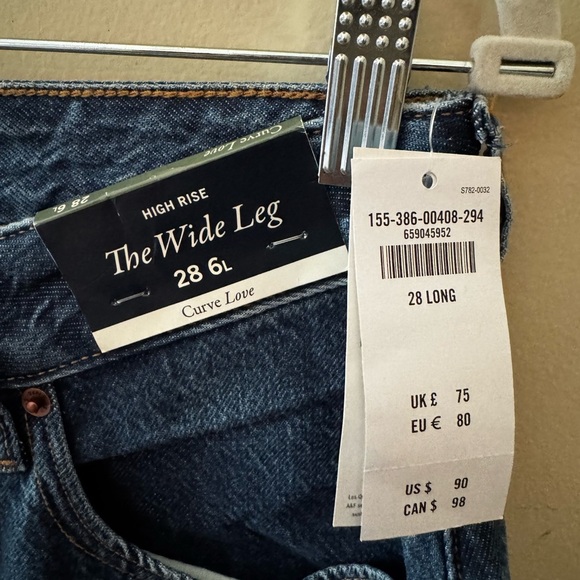 Abercrombie & Fitch Dark Blue Flare Jeans - Picture 2 of 4